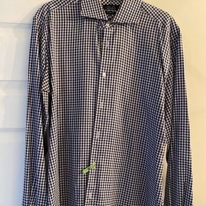 Zara men’s checkered dress shirt